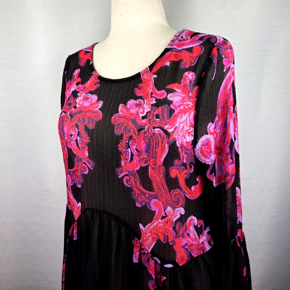 Free People Intimately Symphony Sheer Tunic Dress Women's XS Fairy Whimsigoth